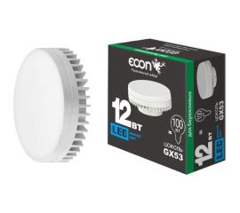 Светодиодная лампа ECON LED GX 12Вт 4200K GX53 ES 7812530 