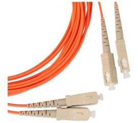 Патч-корд Hyperline FC-D2-50-SC/PR-SC/PR-H-1M-LSZH-OR волоконно-оптический (шнур) MM 50/125 239441 