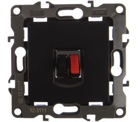 Аудио розетка ЭРА 12-3111-05 IP20, 12, антрацит Б0027455 