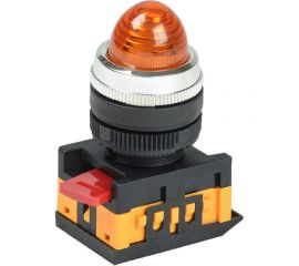 Сигнальная лампа IEK AL-22 желтая, неон BLS20-AL-K05 