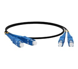 Волоконно-оптический шнур Hyperline FC-D2-9-SC/UR-SC/UR-H-3M-LSZH-YL патч-корд SM 9/125 238499 