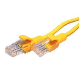 Патч-корд SUPRLAN, U/UTP Cat.5e 4x2 26AWG /7x0.16mm/ Cu LSZH желтый 0,5м 10-0161 