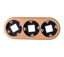 Рамка на 3 поста Werkel W0035224 светлый бук a050994 