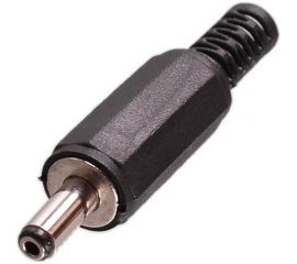 Разъем питания 3.8x1.3x9.5мм штекер Pro Legend пластик на кабель, PL2308 
