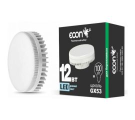 Светодиодная лампа ECON, LED GX 12Вт 6500K GX53 ES 7812532 