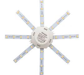 Комплект светодиодных линеек Apeyron Звездочка 220В, 12Вт, smd5730, 900Лм, 4000К, IP30, Ø180мм 02-43 
