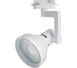 Трековый светильник на шинопровод FERON E27, однофазный AL193, 50W, 230V, белый, корпус сталь 41597 