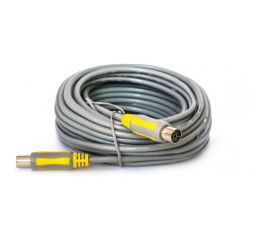 Антенный удлинитель delink TVгнездо - TVштекер 25,0м Grey пластик TVPJ250P 6993 