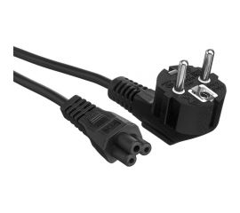 Кабель питания ноутбуков ExeGate Special PC5-1,8S Евровилка Schuko- C5, 3/0.75mm2, CCA, черный, 1.8м 281010 