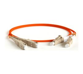 Волоконно-оптический патч-корд Hyperline FC-D2-50-LC/PR-SC/PR-H-5M-LSZH-OR (шнур) MM 50/125 28357 