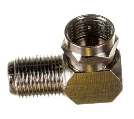 Антенный угловой переходник PROCONNECT RG-6, SAT, штекер F - гнездо F, 5шт 05-4203-4-9 