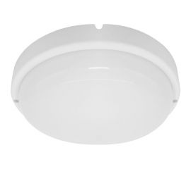 Пылевлагозащищённый светодиодный светильник FERON c микроволновым датчиком AL3009 в пластиковом корпусе 12W 4000K 220V IP65 белый 41320 