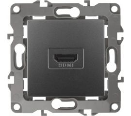 Розетка ЭРА 12-3114-12 HDMI, IP20, 12, графит Б0027487 
