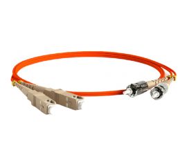 Волоконно-оптический шнур Hyperline FC-D2-62-SC/PR-ST/PR-H-3M-LSZH-OR патч-корд MM 62.5/ 239531 