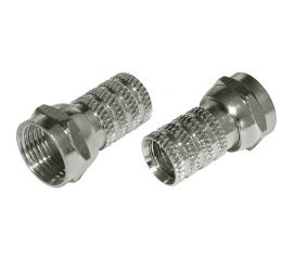 Антенный разъем на кабель REXANT штекер F для кабеля RG-59, 2шт 06-0003-A2 