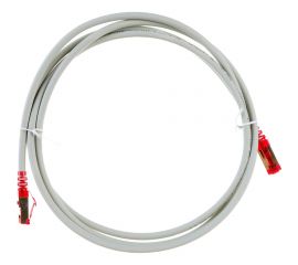 Патч-корд Hyperline PC-LPM-STP-RJ45-RJ45-C5e-2M-LSZH-GY F/UTP, экранированный, Cat.5e 42337 