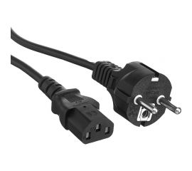 Кабель питания ExeGate Power PC-1,8P Евровилка Schuko-C13/1.0mm2, медь, черный, 10A, 1.8м 280647 