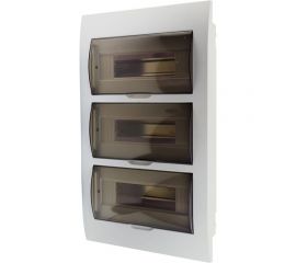 Бокс Lezard LUXRAY с прозрачной крышкой ЩРВ-П-36 для внутренней установки 36-и модульных устройств 731-1000-036 