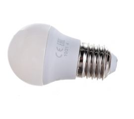 Светодиодная лампа Ecola globe LED Premium 10,0W G45 220V E27 2700K шар композит 82x45 K7QW10ELC 