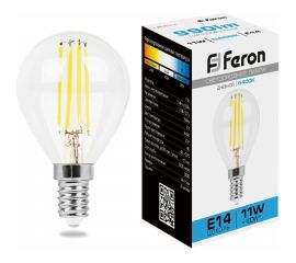 Светодиодная лампа FERON LB-511 Шарик E14 11W 6400K, 38225 