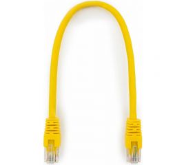Многожильный патч-корд Cablexpert UTP кат.6, 0.25м, литой, жёлтый PP6U-0.25M/Y 