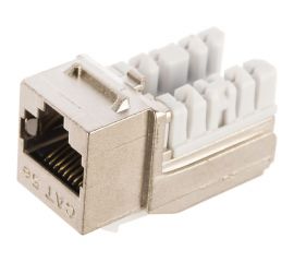 Модуль-вставка NIKOMAX типа Keystone, полный экран, металлик NMC-KJSD2-FT-MT 