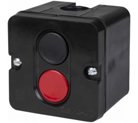 Кнопочный пост ПКЕ TDM 722 У2, красная и черная кнопки, IP54 SQ0742-0026 