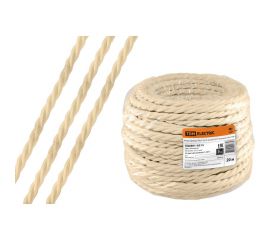 Ретро провод TDM ""Эко"" 3x1,5 витой ГОСТ бежевый 20м SQ2801-0213 