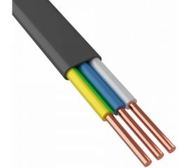 Кабель ООО Кабельный завод АЛЮР ВВГ-П-нг(А)-LS 3x6 ок (N,PE) -0,66 Ч, бухта 100 метров 2004770000008 
