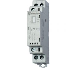 Модульный контактор Finder 1но + 1нз контакта 25а, = 120в Ac/Dc, - Agsno2, механич. инди, 223201204520 