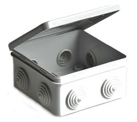 Распаечная коробка с крышкой ОП 80х80х50мм, IP54, 7вх TDM SQ1401-0512 