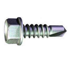 Самонарезающий винт со сверловым концом Grabber HEX 5,5х19 мм белый цинк 250 шт. 12075H3-250DIY 