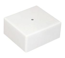 Огнестойкая коробка Экопласт MB75 E110, о/п 75х75х40, с гладкими стенками, IP41, 4P, белый 46121HF-W 