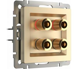 Акустическая розетка WERKEL W1185011 шампань a050862 