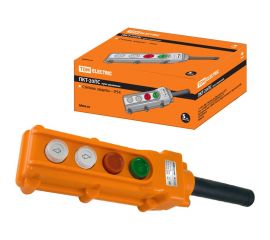 Пульт управления TDM ПКТ-20ПС, кнопки Пуск с фиксацией, Стоп, вверх, вниз, IP54 SQ0706-0007 