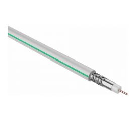 Коаксиальный кабель REXANT MARS 4K, Cu/Al/CuSn, 96%, 75 Ом, бухта 100 м, белый 01-2501 