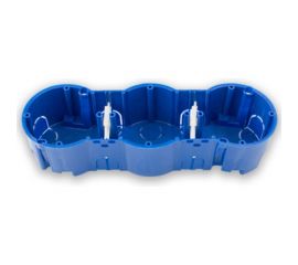 Монтажная коробка Bylectrica при скрытой разводке евростандарт с винтами для бетона и кирпича, КЕ-502 исп.1 