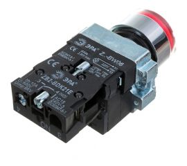 Кнопка управления ЭРА LAY5-BW3461 с подсветкой красный 1з 20/200/4000 Б0045661 