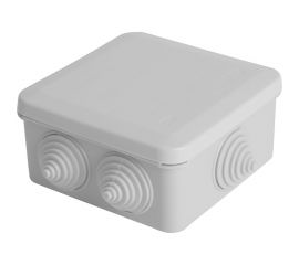 Разветвительная коробка STEKKER 85*85*40мм, 6 вводов, IP44, светло-серая, EBX10-34-44 (GE41235) 39994 