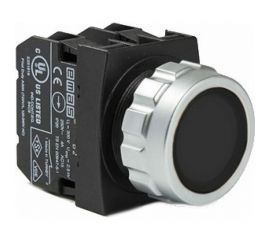 Нажимная кнопка Emas серии H, установочный 30 мм H100DH 