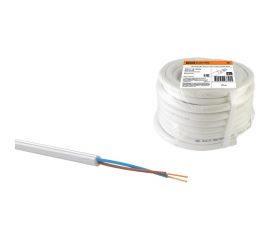 Провод TDM ПВС 2х0,75 ГОСТ 10м, белый SQ0118-0009 