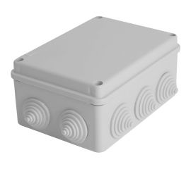 Разветвительная коробка STEKKER 150*110*70мм, 10 вводов, IP55, светло-серая, EBX10-310-55 (GE41242) 39999 