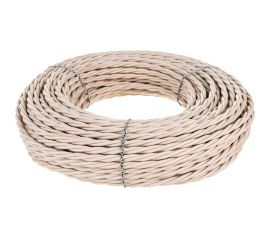 Ретро провод TDM ""Эко"" 3x2,5 витой ГОСТ бежевый 50м SQ2801-0114 