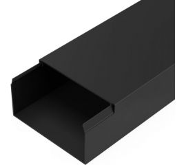 Кабель-канал Промрукав черный 2-й замок в п/э 80x40 2м PR03.0219 