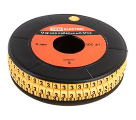 Маркер МК2 - 4мм символ 3 500шт/ролл TDM SQ0511-0032 