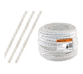 Ретро провод TDM ""Эко"" 3x2,5 витой ГОСТ белый 20м SQ2801-0204 