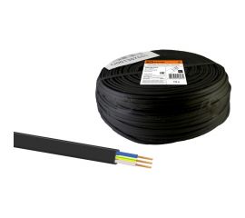 Шнур TDM ШВВП 3х0,75 ГОСТ 100м, черный SQ0120-0073 