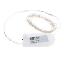 Светодиодная гирлянда TDM Роса 20, 20LED, 2м, многоцветная, 2хCR2032 SQ0361-0059 