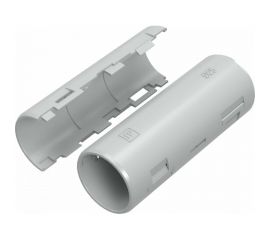 Атмосферостойкая разборная муфта Промрукав d25 мм серая 40шт PR13.0411 