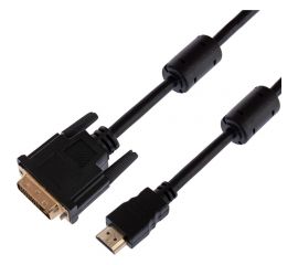 Кабель REXANT HDMI - DVI-D с фильтрами 1,5 м Gold 17-6303 